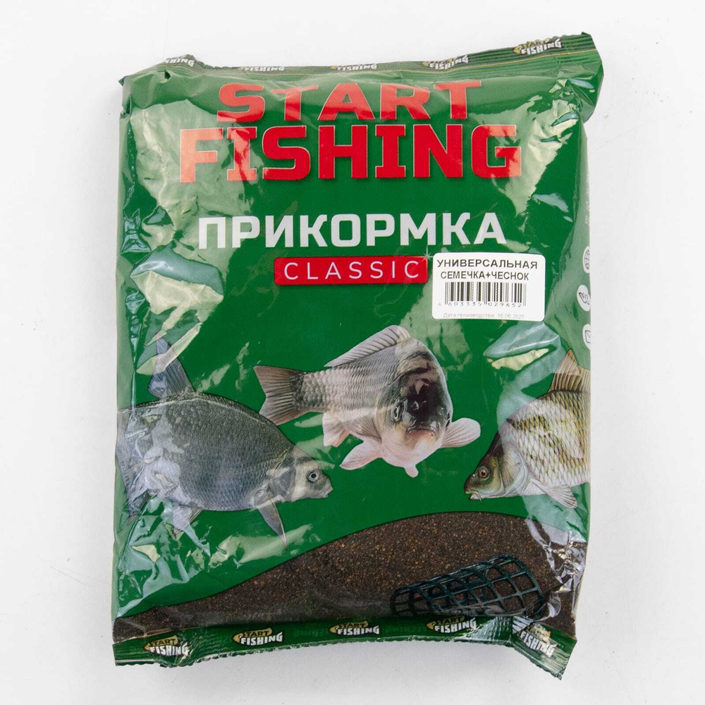 Прикормка Start Fishing CLASSIC (800гр), Универсальная (12шт/уп)