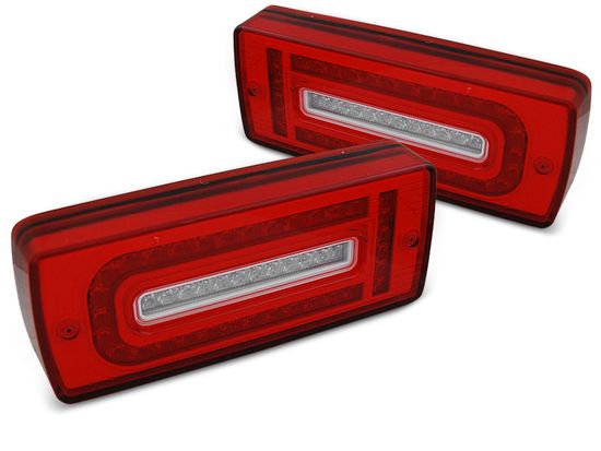 Задние фонари для Mercedes G-Class W463 (07-17) LED красные светлые