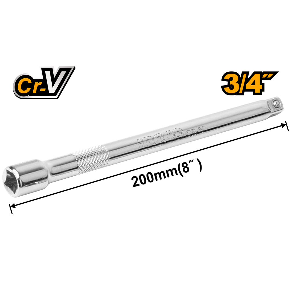 Удлинитель для воротка INGCO HEB34081 INDUSTRIAL 3/4" 200 мм