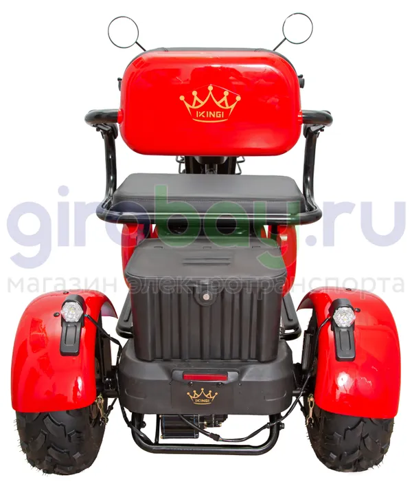 Электротрицикл IKINGI SIBTRIKE T3 Pro MAX 1000W (60V/30Ah) - Красный фото №15