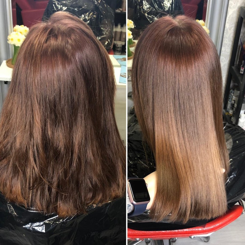 Маска-реконструктор для выпрямления волос KERATIN HAIR STRAIGHTENING SYSTEM THE CURE (500 мл)