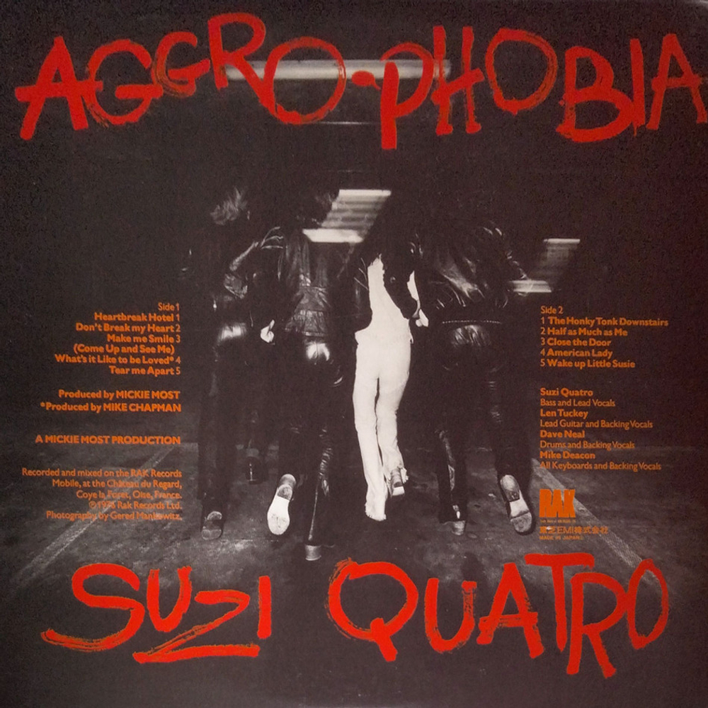 Suzi Quatro / Aggro-Phobia (LP)