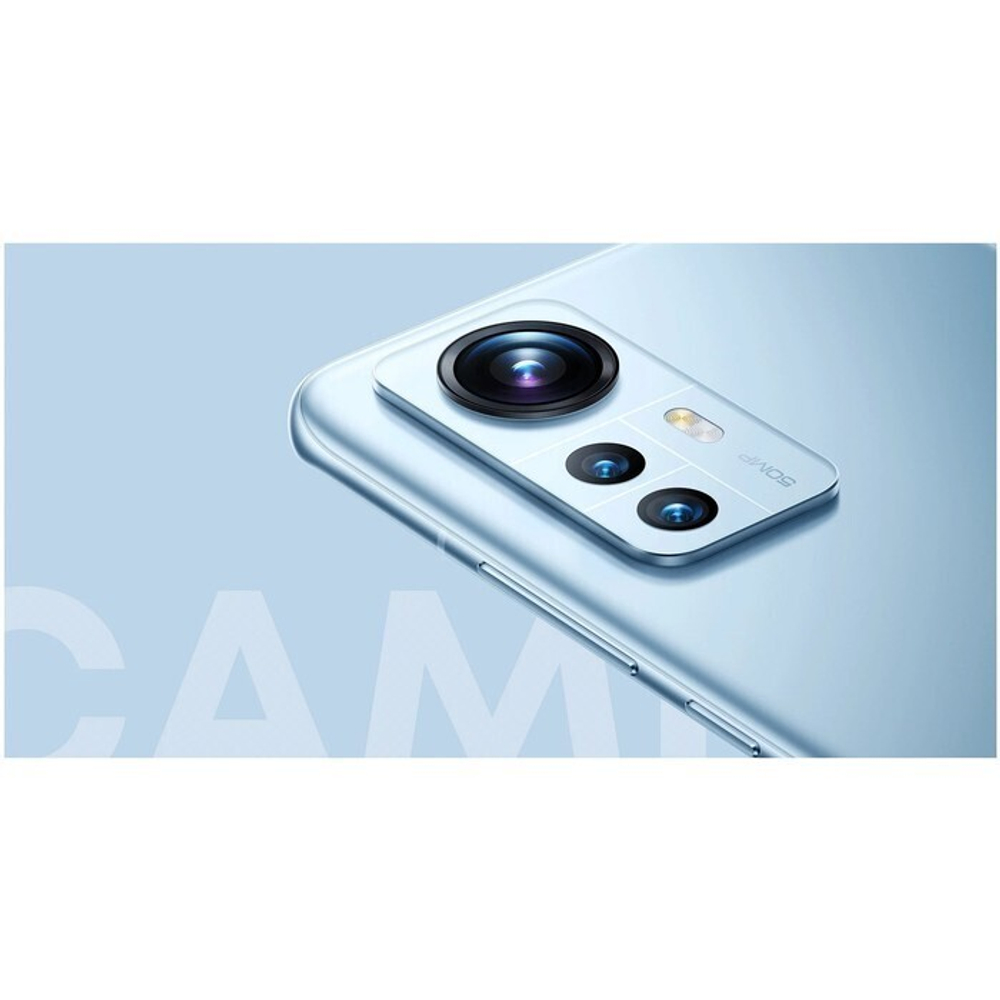 Смартфон Xiaomi 12X RU, 6.28", Amoled, 8 Гб, 128 Гб, 50 Мп, 32 Мп, 4500 мАч, NFC, синий