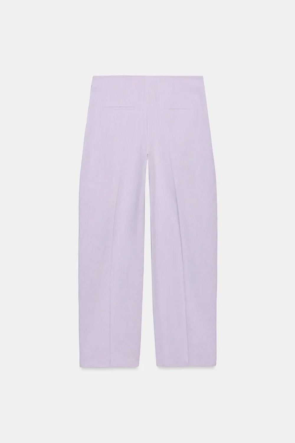 ZARA БРЮКИ-БАЛЛОНЫ ZW COLLECTION, ЦВЕТ МАЛЬВЫ