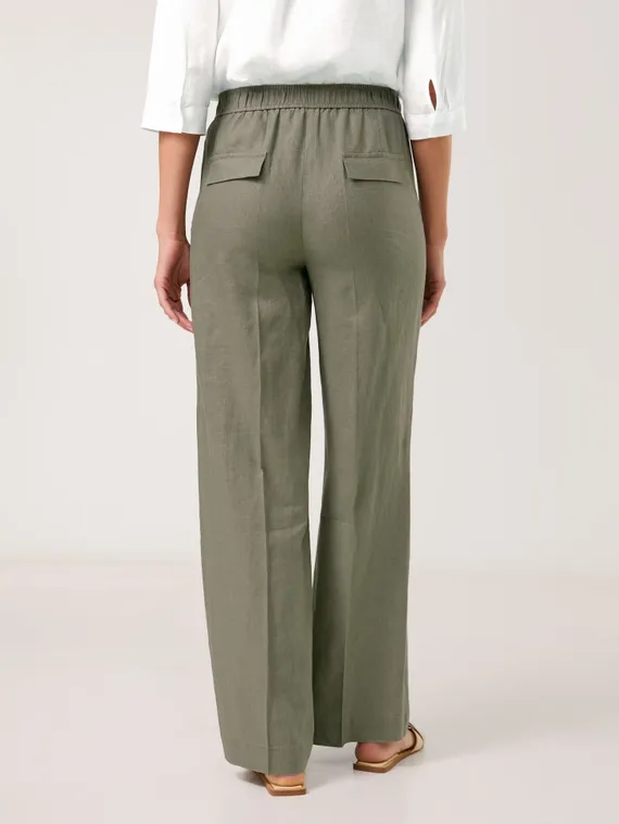 GERRY WEBER Брюки широкие льняные