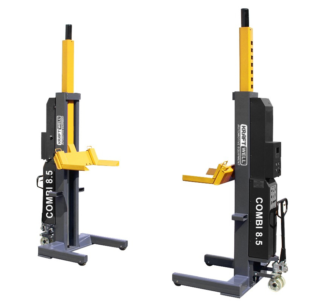 KraftWell COMBI8.5/2 Колонны подкатные г/п 2х8,5 т. электрогидравлические беспроводные