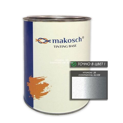 Автоэмаль makosch/HYUNDAI 2R, Базовая эмаль, серебро, перламутр, 800мл.