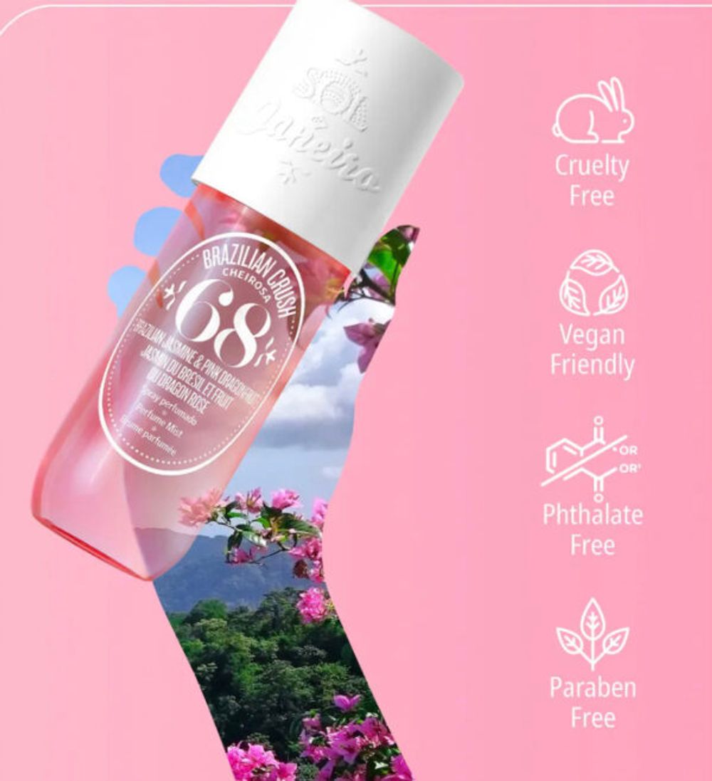 Мист для тела и волос Sol De Janeiro Brazilian Crush Cheirosa 68 Hair & Body Mist 90 мл