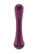 Вибратор с ребристой головкой The Emerald Purple - 16,3 см. (Цвет: фиолетовый)
