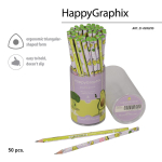 Карандаш ч/г НВ "HappyGraphix. Авокадо. Селфи" (Bruno Visconti)