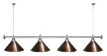 Лампа STARTBILLIARDS 4 пл. (плафоны золотые,штанга золотая,фурнитура золото)