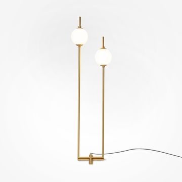 Напольный светильник (торшер) 12W 3000К Z020FL-L12BS3K латунь The Sixth Sense Maytoni