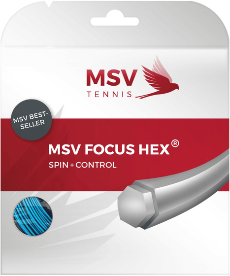 Теннисная струна MSV Focus HEX BL - 1.23 Set (12 м), арт. 4790