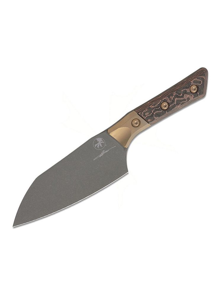 Нож кухонный Microtech Santoku 3200B-1DLCLWCFS