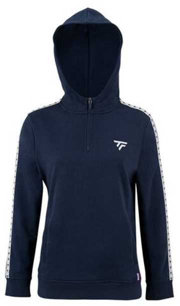 Женская Кофта теннисная Tecnifibre Zipper Hoodie - небесный