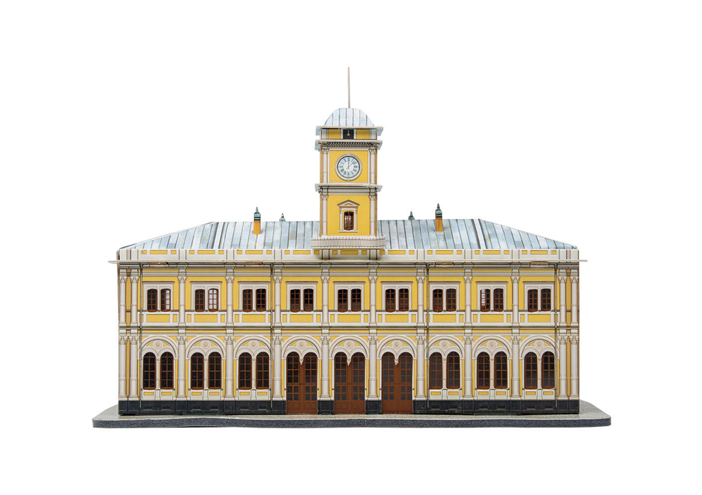 Николаевский вокзал, г. Москва, масштаб 1/250 Сборная модель из картона