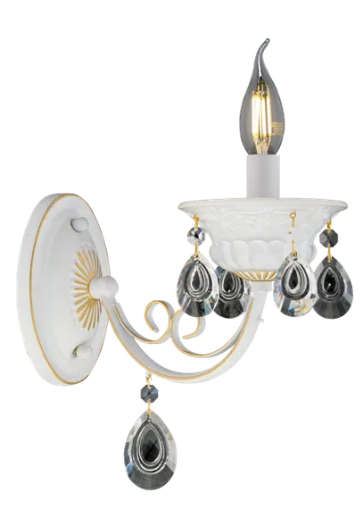 Бра NewRgy B5092/1W WH+GD, 40 Вт, золотое и белое