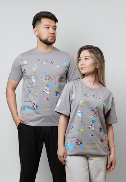 Футболка OLYMPIC CHILD LIGHT GREY