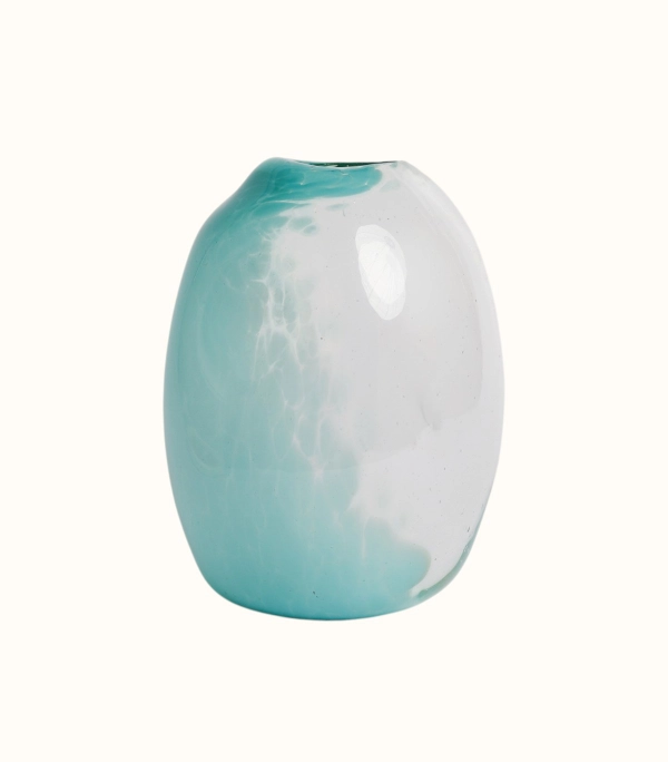 Ваза – TULIP, бирюзовый | Repin glass