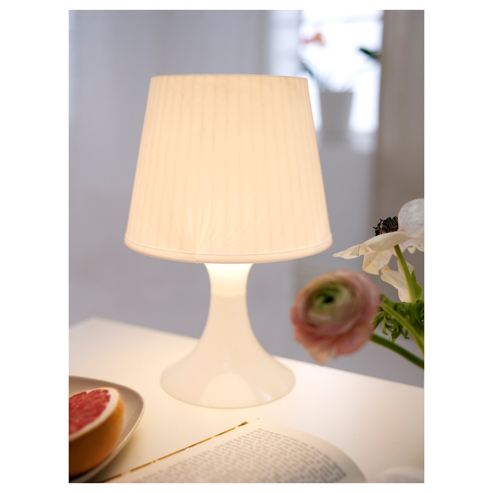 IKEA LAMPAN  (ИКЕА ЛАМПАН)  -  Настольная лампа - белый 29 см