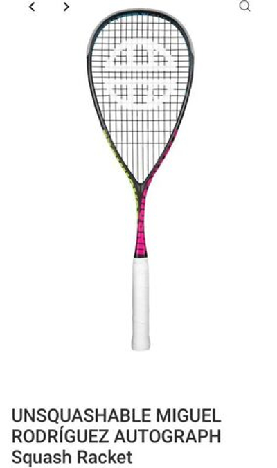 UNSQUASHABLE, MIGUEL RODRIGUEZ ONE20 LIMITED EDITION, 120g, Squash Racket