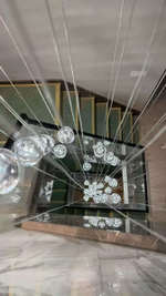 Pendant design lamp Mizu by Terzani (36 suspension)
