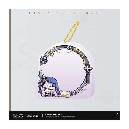 Акриловый футляр для значка Honkai: Star Rail Black Swan Pam Exhibition Hall Series — дополнительное фото