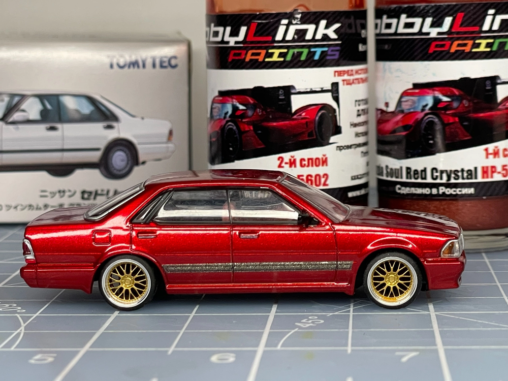 Краска лаковая HobbyLink Mazda Soul Red Crystal 2-х слойная HP-5602