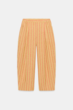БРЮКИ В ПОЛОСКУ ИЗ СМЕСОВОГО ЛЬНА — ZW COLLECTION — ZARA