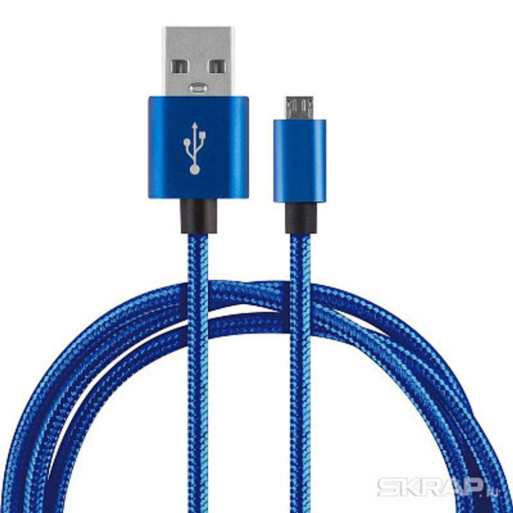 Кабель Energy ET-27 USB/MicroUSB, синий