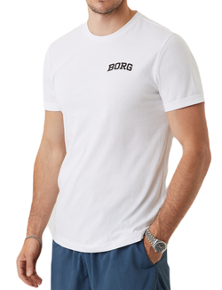 Мужская теннисная футболка Björn Borg Borg Breeze T-Shirt - brilliant white