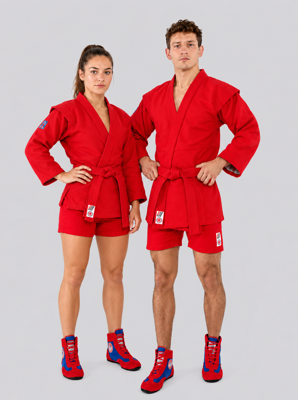 Куртка для самбо MASTER ВФС ESKHATA красный