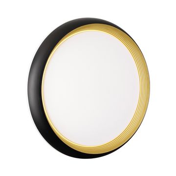 Настенно-потолочный светильник 76W 3000-6000K 7651/ELN черный/золотой PALE TOFIQ BLACK Sonex