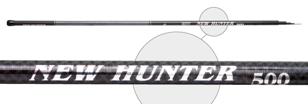 Удилище телескоп угольное д/с Line Winder 0401 New Hunter (10-30) 5,0 м б/к