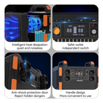 Электростанция портативная 1041.6WH(325.5ач/3.2В) 230В F132-230V Flashfish