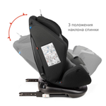 Удерживающее устройство для детей Siger Ультра ISOFIX, гр.0+/ I/II/III, антрацитово-серый