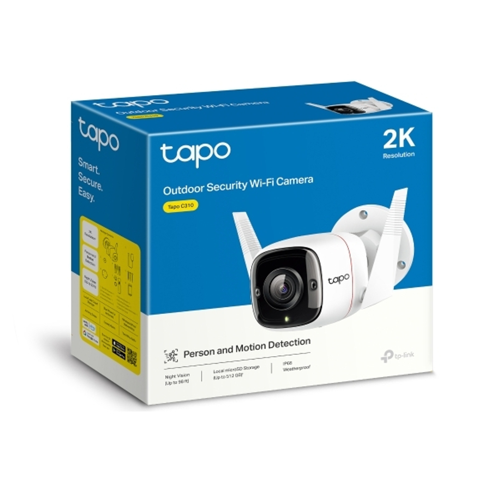 TP-Link Tapo C310 Уличная Wi-Fi камера, 3 Мп (2304×1296)