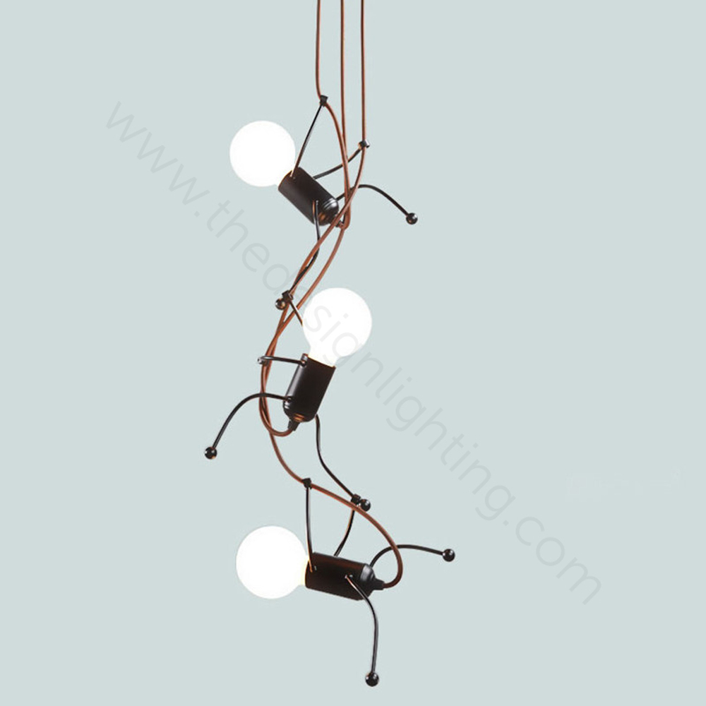 Pendant design lamp Live Men  (3 lampshade )