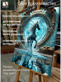 Картина "Гроза и мощь", галерейная 50х70см 1шт.