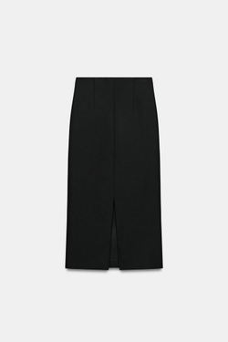 ZARA ПРЯМАЯ ЮБКА — ZW COLLECTION, ЧЕРНЫЙ
