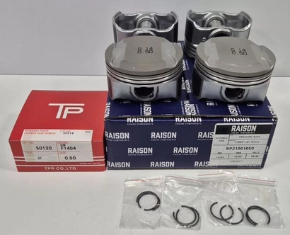 Поршни +0.50 F14D4 RAISON с кольцами TP