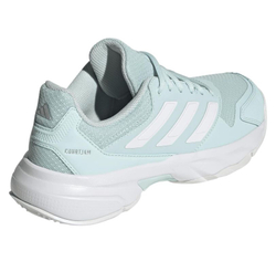 Женские теннисные кроссовки Adidas CourtJam Control 3 W - halo mint/cloud white/silver metallic