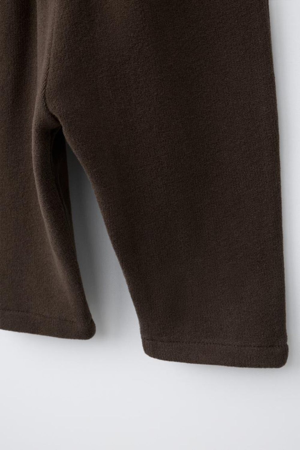 ZARA ДЛИННЫЙ КОМБИНЕЗОН SOFT TOUCH, КОРИЧНЕВЫЙ