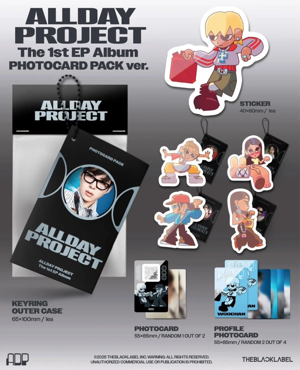 Альбом ALLDAY PROJECT - 1st EP ALLDAY PROJECT [Photocard pack ver.]