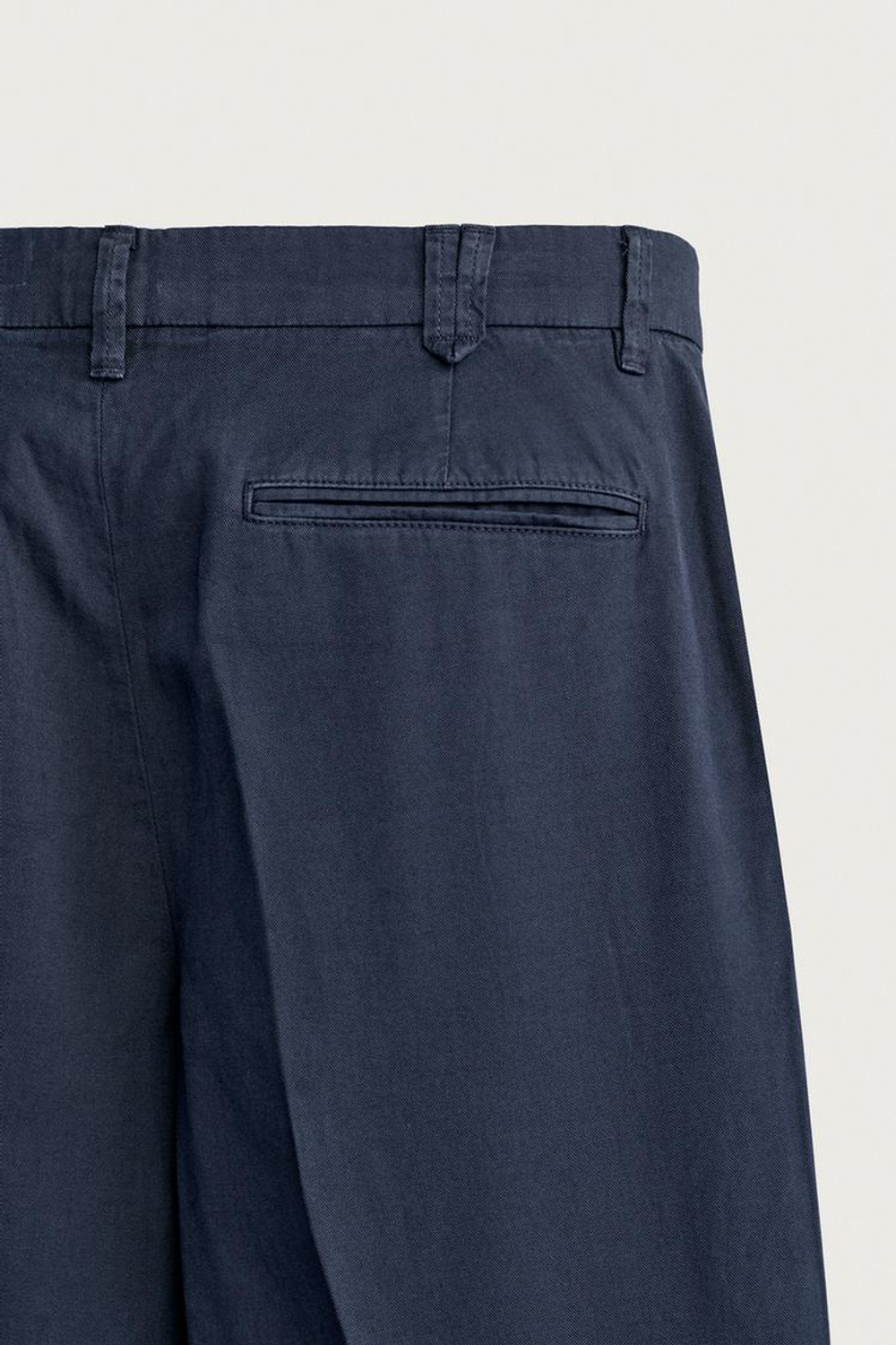 ZARA БРЮКИ RELAXED FIT С ЭФФЕКТОМ ПОТЕРТОСТИ, СИНИЙ