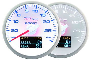Датчик DEPO White 4in1 EGT/ volt/ OP/ OT