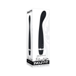 Черный вибростимулятор G-зоны Skinny G - 17,8 см. (Цвет: черный)