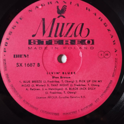 Винтажная виниловая пластинка LP Livin' Blues Blue Breeze (Польша 1978) Shylina