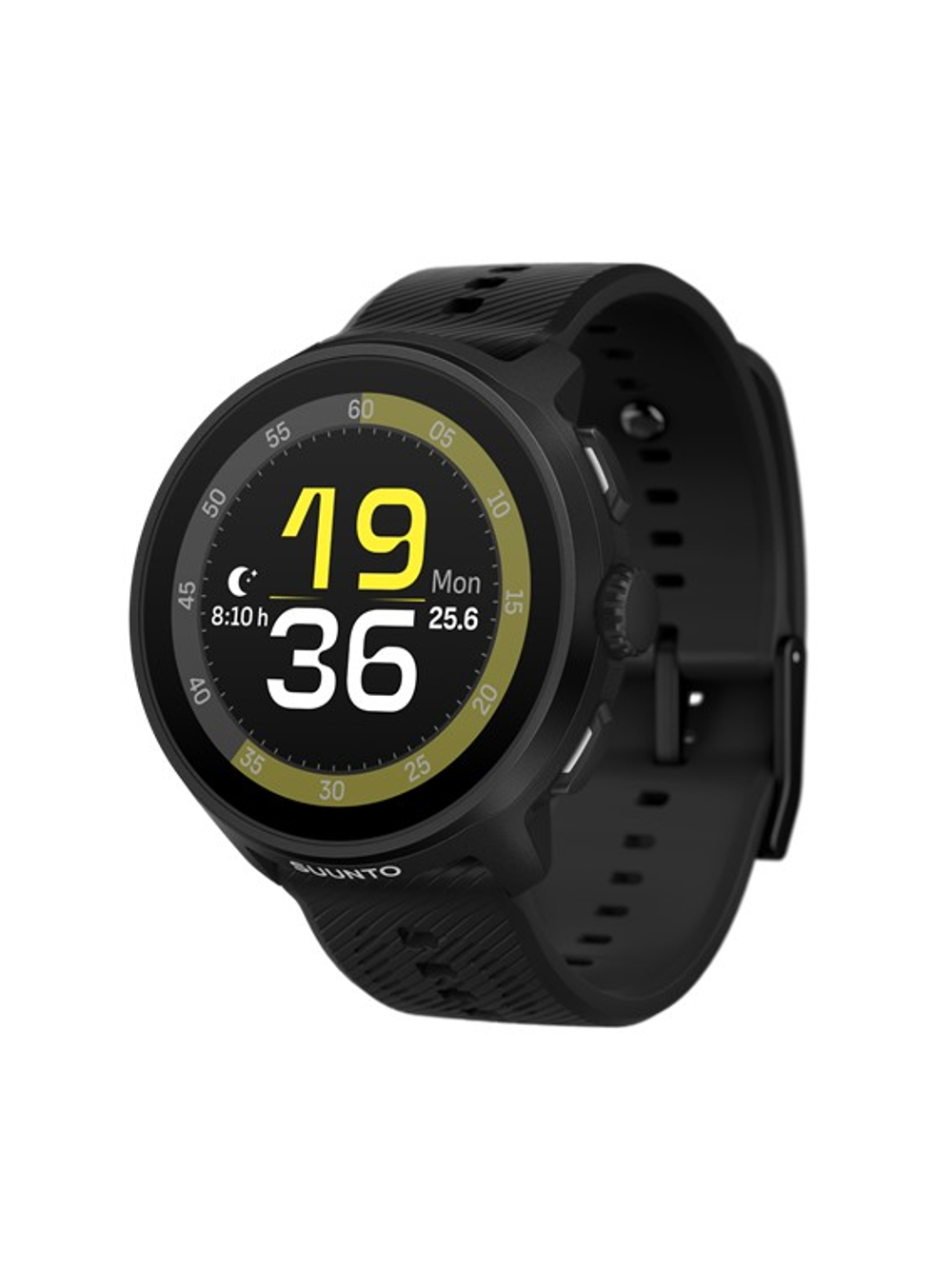 Часы спортивные SUUNTO RUN ALL BLACK (силиконовый ремешок)