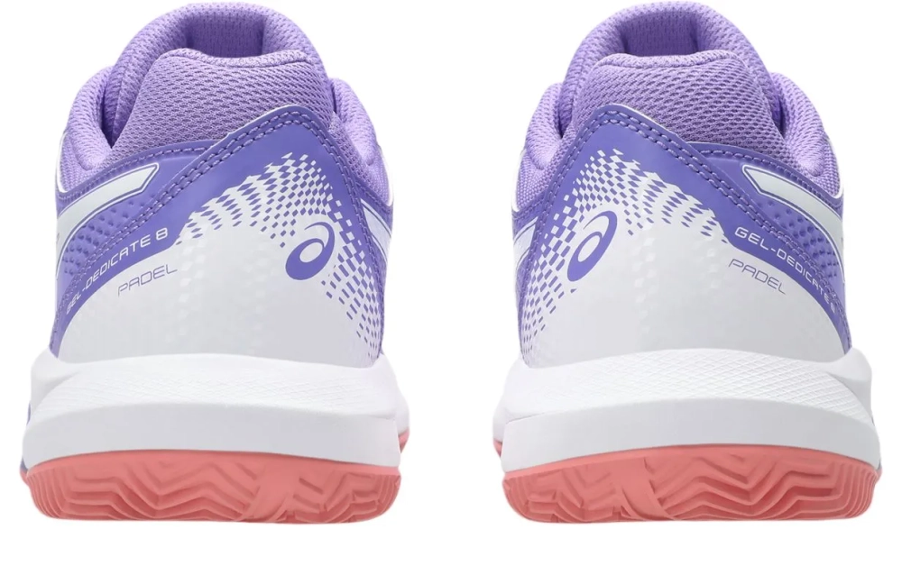 Женские кросовки для Padel Asics Gel-Dedicate 8 Padel - amethyst/white